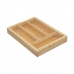 Органайзер для столовых приборов 5five Деревянный Бамбук (34 x 25 x 4,5 cm)