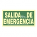 Znak Normaluz Salida de emergencia PVC