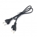 Power Cord PHONOVOX 31709 31710 31711 Replacement Male Plug/Male Plug