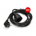 Verlengbare Kabel EDM Zwart 3 x 1,5 mm