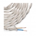 Cablu EDM 2 x 0,75 mm Alb 5 m