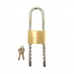 Key padlock EDM Adjustable Brass Bow (6-16 cm)