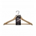 Set of Clothes Hangers 5five Brown Beige Natural Wood 44 x 23 cm (4 Units)