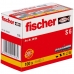 Tacos Fischer S6 50106 Expansión 100 Piezas 6 x 40 mm