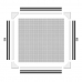 Москитная сетка Schellenberg Магнитный С рамкой Стекловолокно Белый (100 x 120 cm)