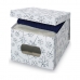 Κουτί Πολλαπλών Χρήσεων Domopak Living 916050 Λευκό Λευκό/Γκρι Χαρτόνι 42 x 50 x 31 cm