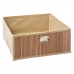 Caja de Almacenamiento 5five 31 x 31 x 13.5 cm Baños Natural Bambú 31 x 31 x 31 cm