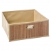 Storage Box 5five 31 x 31 x 13.5 cm Baths Natural Bamboo 31 x 31 x 31 cm