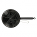 Fritovací pánev s košíkem Vaello Černý Smaltovaná ocel (Ø 28 cm)