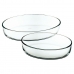 Baking tray Crystal Transparent (2 Pieces)