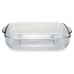 Conjunto de tabuleiros de cozinha Transparente Vidro de Borosilicato (2 Peças)
