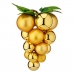 Christmas Bauble Grapes Golden Plastic 18 x 18 x 28 cm