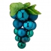 Ёлочный шарик виноград Синий Пластик