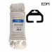 Skein of cable EDM Rubber White 15 m