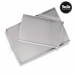 Bageplade Vaello 75497 42 x 28 x 5,5 cm Aluminium Chromsalt