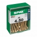 Boîte à vis SPAX Vis à bois Tête plate (4 x 50 mm) (4,0 x 50 mm)