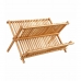 Draining Rack for Kitchen Sink 5five Foldable Natural Bamboo (42 x 33,5 x 25,5 cm)