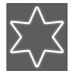 Διακοσμητική Φιγούρα EDM Flexiled Αστέρι 220 V 60 x 3 x 80 cm