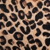 Stenska Ura 48 x 3,5 x 48 cm Sintetična Tkanina Kovina Leopard