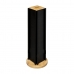 βάση για 24 καψάκια καφέ Secret de Gourmet Noir Kitchen Μαύρο Μέταλλο Bamboo 11,5 x 11,5 x 35 cm