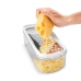 Grater with Container Metaltex Rap-Box 3-in-1 ABS Acrylic (21 cm)