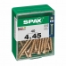 Box of screws SPAX Wood screw Flat head (4 x 45 mm) (4,0 x 45 mm)