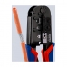 Cleşte de sertizare Knipex Cabluri și conectori 70 x 18 x 190 mm