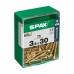 Varžtų dėžutė SPAX Yellox Medžio Plokščia galvutė 75 Dalys (3,5 x 30 mm)