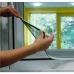 Myggnät Schellenberg Magnetic Med ram Glasfiber Vit (100 x 120 cm)