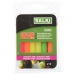 Hot melt glue  sticks Salki 430108 Multicolour Decoration fluoride Ø 12 x 95 mm 125 g (12 Units)