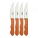 Комплект Ножове за Месо Tramontina Dynamic 25 cm Jumbo Дървен Неръждаема стомана 4 броя