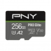 Micro SD geheugenkaart met adapter PNY