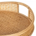Snack tray 49,5 x 48 x 9 cm Natural Bamboo (2 Units)