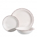 Tableware White Stoneware 18 Pieces