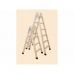 Сгъваема стълба с 4 стъпала Plabell Дървен 114 x 31/48 cm