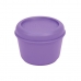 Контейнер за Съхранение на Храни Milan Sunset Виолетов Пластмаса 250 ml Ø 10 x 7 cm