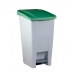 Atkārtoti Pārstrādājamo Atkritumu Tvertne Denox Zaļš 60 L 38 x 49 x 70 cm