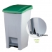 Atkārtoti Pārstrādājamo Atkritumu Tvertne Denox Zaļš 60 L 38 x 49 x 70 cm