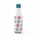 Botella Térmica iTotal Dots Blanco Acero Inoxidable 500 ml