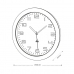 Настенное часы Archivo 2000 Чёрный Металл Стеклянный Ø 30 cm Белый Круглый