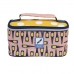 Cool Bag Milan Swins 2 Sandwich Box Small 1,5 L Yellow Pink Polyester 22 x 10,5 x 12 cm