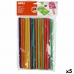 Materials for Handicrafts Apli Multicolour Wood 15 x 0,5 cm Sticks (5 Units)