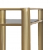 Wózek Kuchenny 66 x 36,5 x 77 cm Szkło Złoty Metal