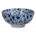 Salad Bowl 20 x 20 x 9,5 cm Porcelain Blue White