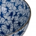 Salātu Trauks 20 x 20 x 9,5 cm Porcelāns Zils Balts