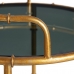 Virtuvinis vežimėlis 45 x 45 x 81,5 cm Stiklas Auksinis Metalinis