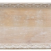 Bandeja de Aperitivos 45,5 x 30,5 x 5,5 cm Blanco Madera de mango (2 Unidades)