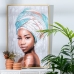 Kép Vászon 80 x 4 x 120 cm Afrikai Nő