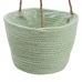 Set of Baskets Rope 20 x 20 x 27 cm Light Green (3 Pieces)