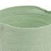 Set of Baskets Rope 33 x 33 x 38 cm Light Green (3 Pieces)